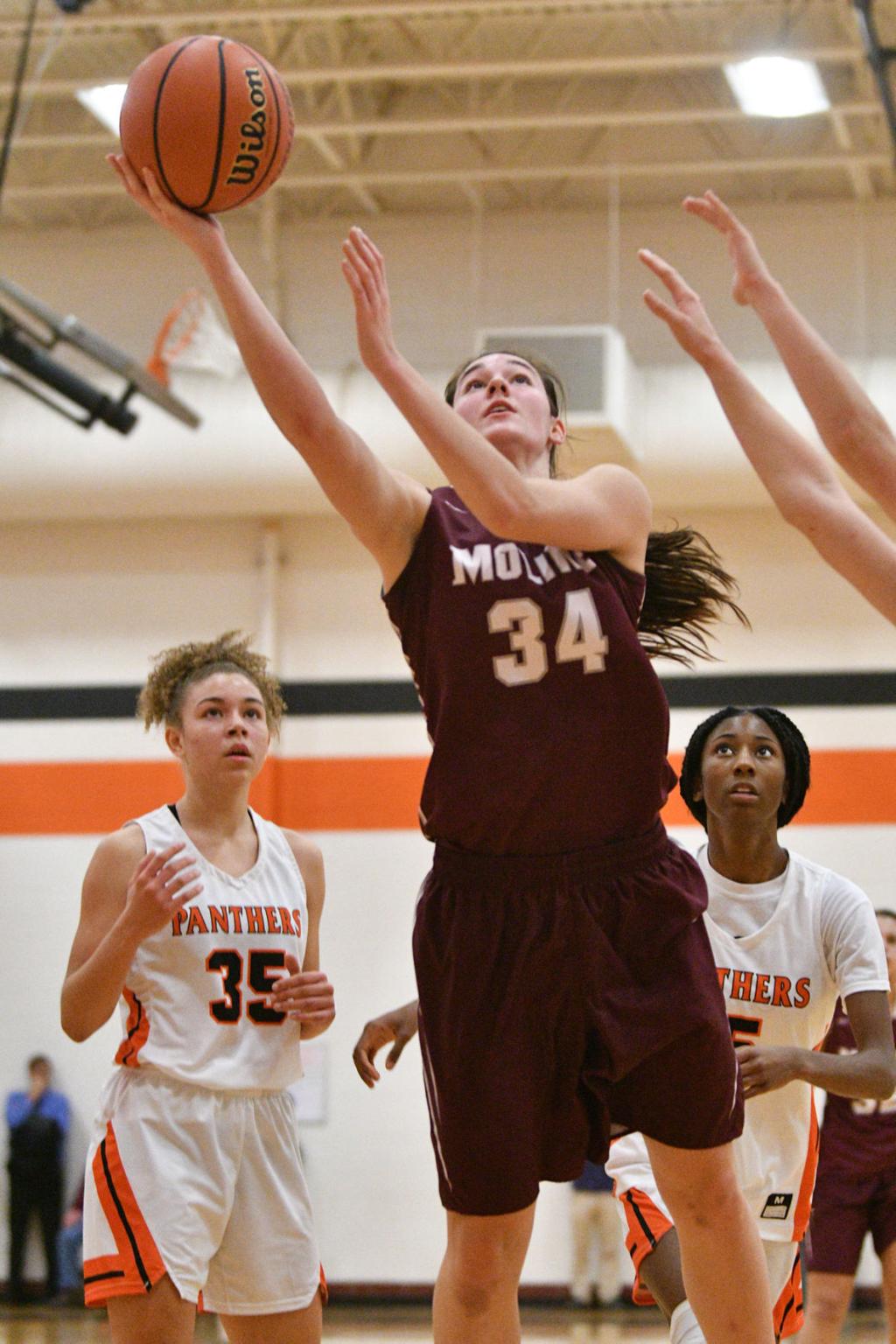 Moline Carries 17 0 Run To Wb6 Win High School Girls Basketball