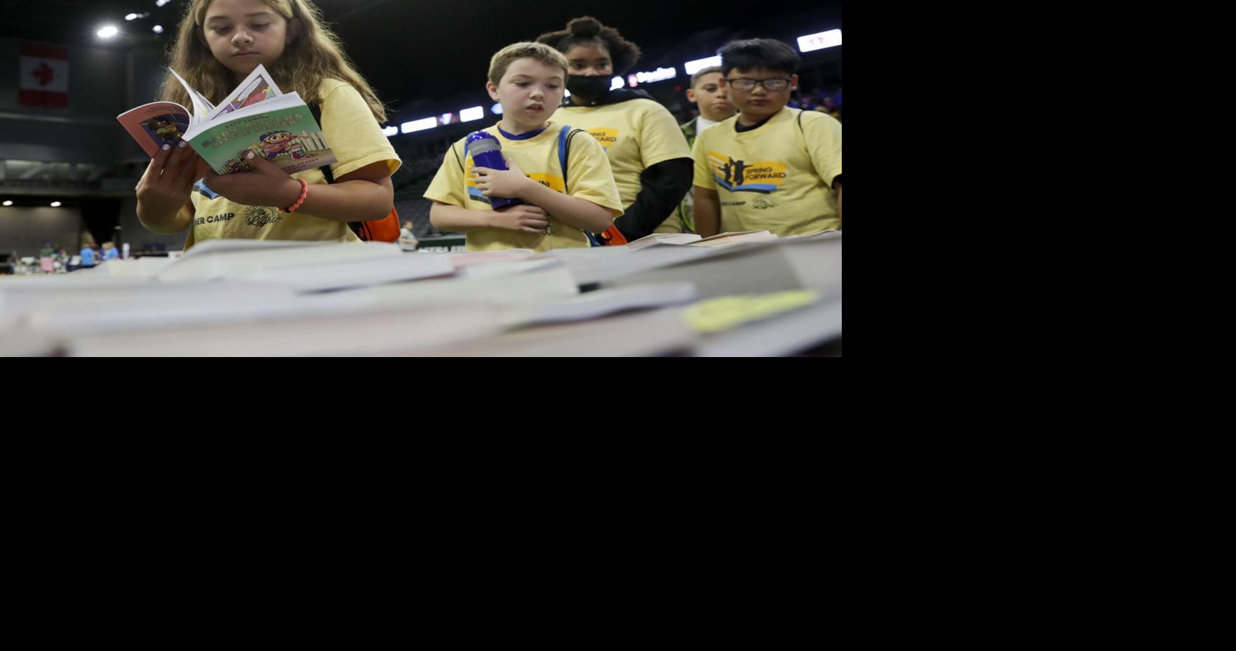 Photos Stepping Up for Summer Learning event at the TaxSlayer Center