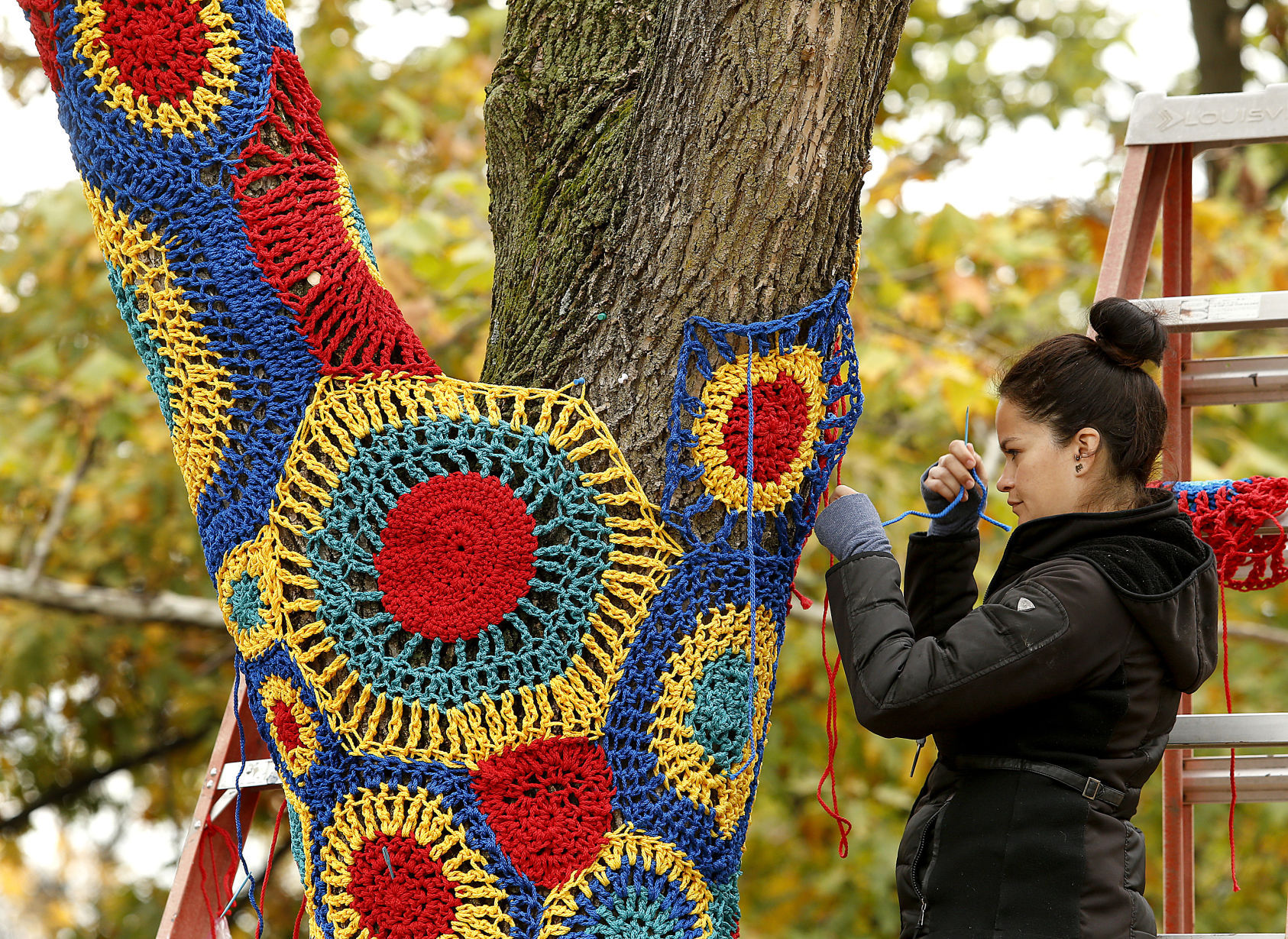 Q-C Responds To 'yarn Bomb' Project In Big Way | Local News | Qctimes.com