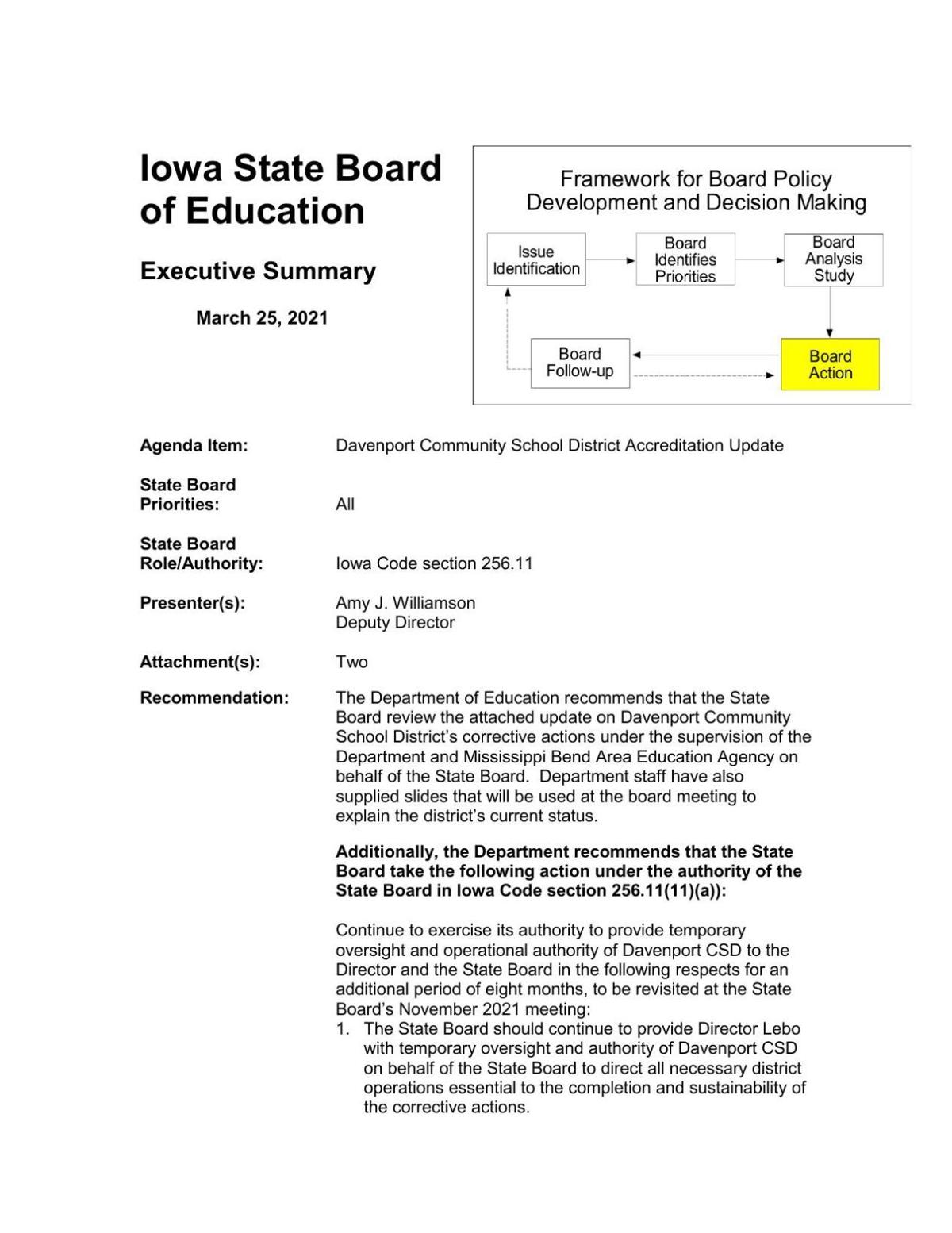 Davenport Iowa School Calendar