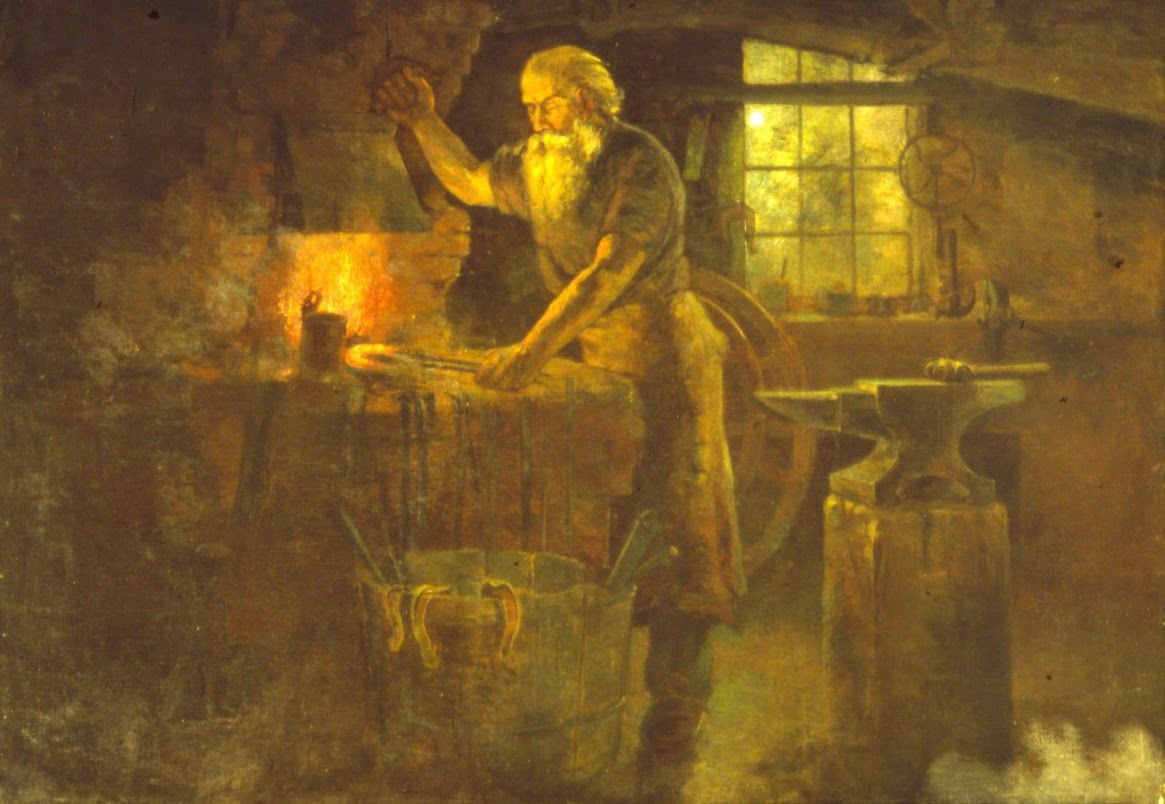 'Blacksmith' Painting Cries Out To Be Seen | Alma Gaul | Qctimes.com