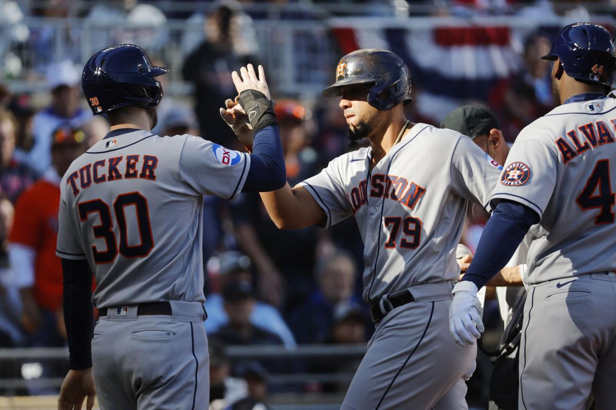 Abreu, Alvarez and Altuve power Astros' rout of Rangers in Game 4 to even  ALCS - NBC Sports
