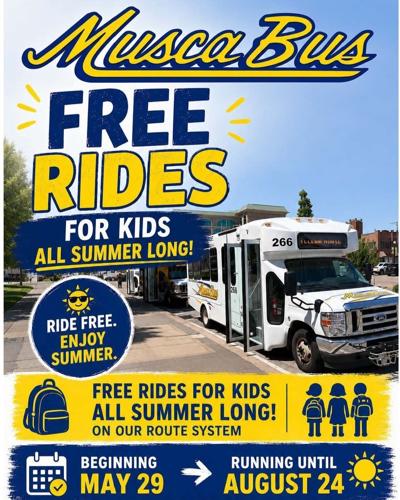 Muscatine students ride free all summer on MuscaBus