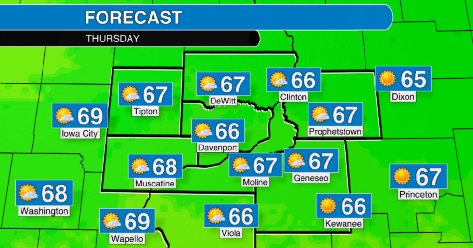 Cold start, but a warming trend begins today in the Quad Cities