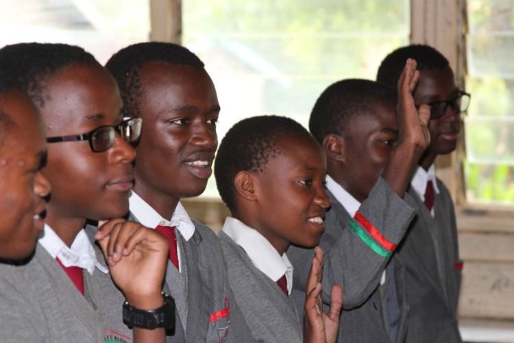 Kenyan schoolchildren