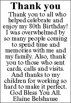 Thank You Celebrations Engagements Weddings Anniversaries Birthdays And Just Special Memories Qctimes Com