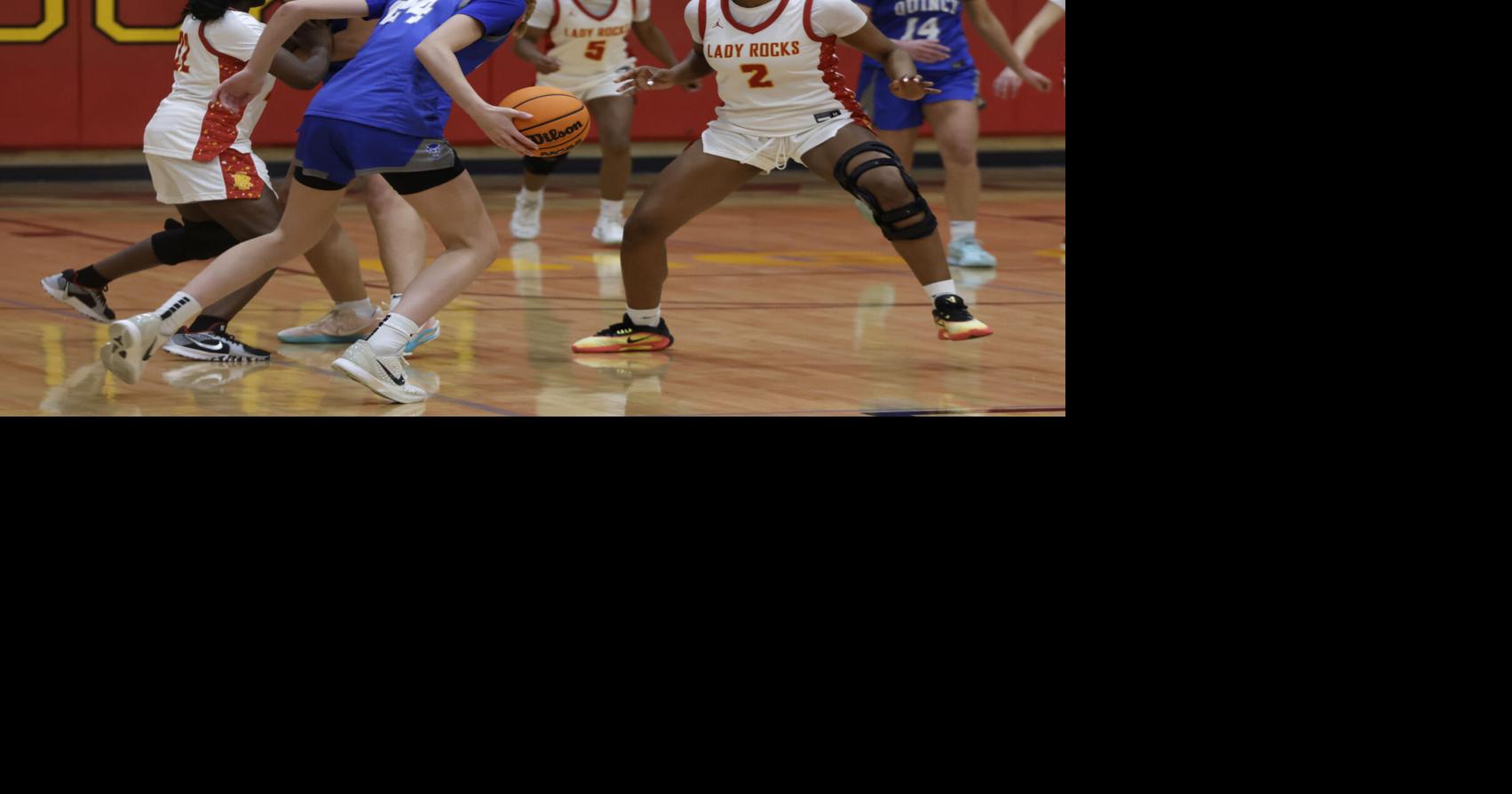 Quincy girls basketball at Rock Island