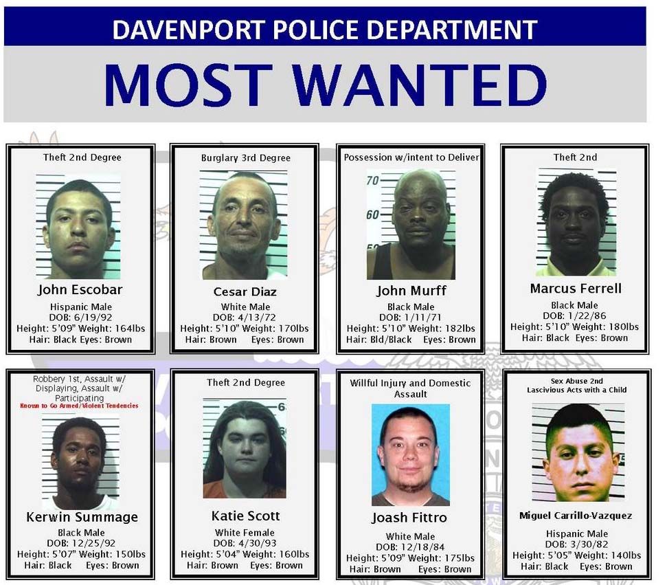 Do You Recognize Any Of These 'most Wanted' Fugitives?