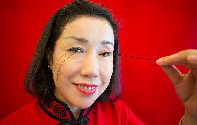This woman has the longest eyelashes in the world—and she claims they are natural
