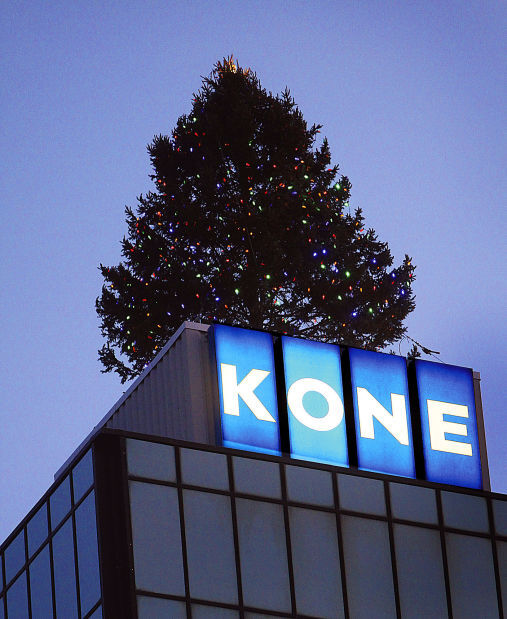 M?lndal, Sweden - september 10 2022: Kone logo on the facade of a building  Stock Photo - Alamy