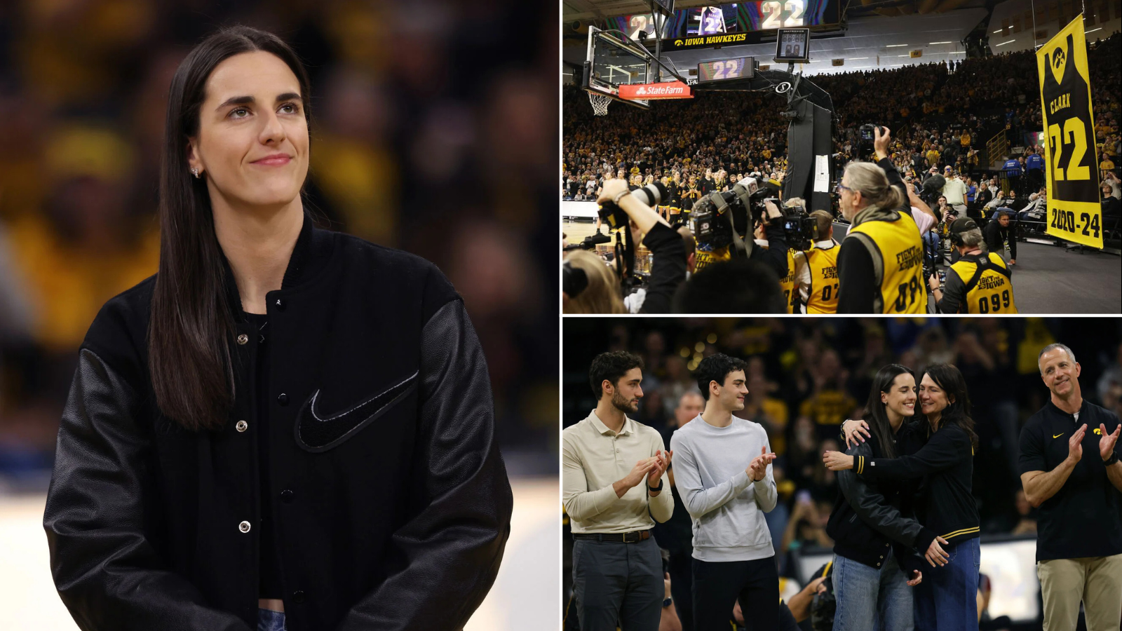 Caitlin Clark Jersey Retirement Ceremony | Feb. 2