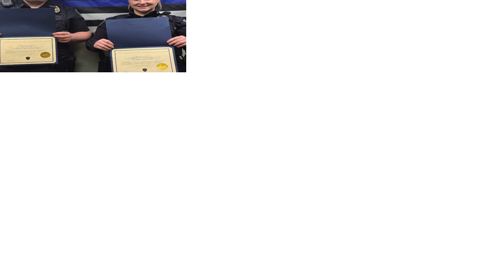 Glendive Police Department officers commended for stopping May 4 crime ...
