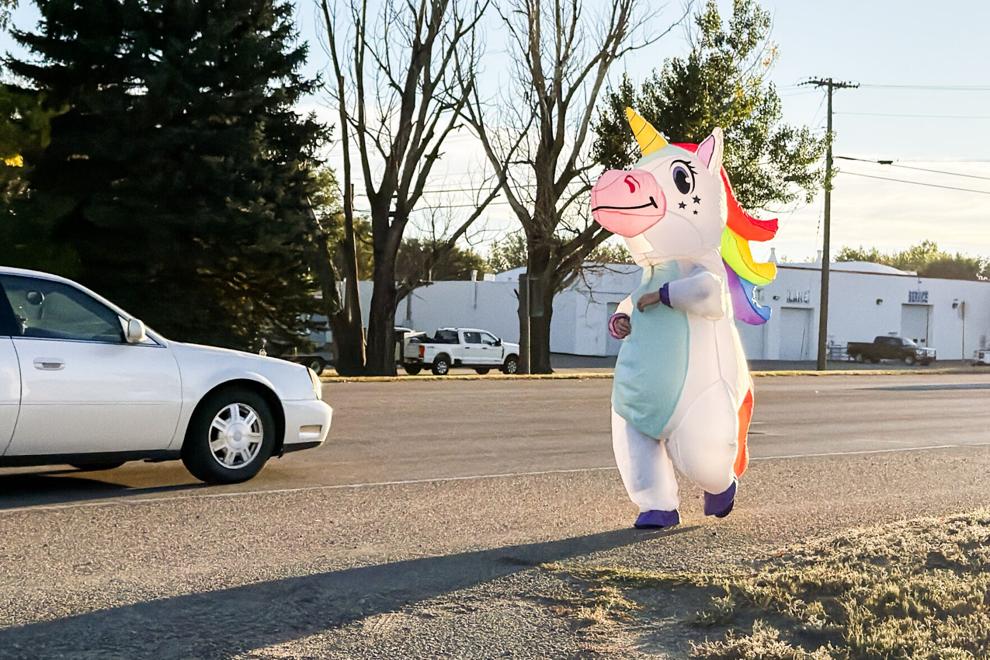 Mane Street Magic: Unicorn prance across Glendive turns Monday into (fun)day
