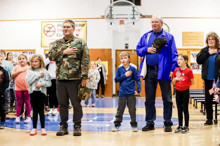 Glendive veterans share significance of Veterans Day with area students
