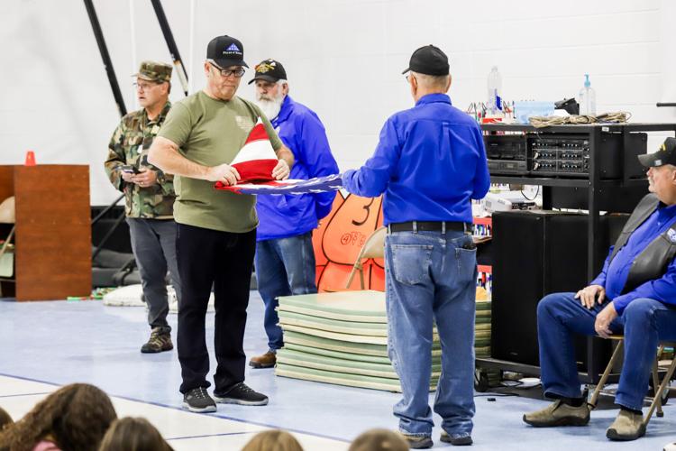 Glendive veterans share significance of Veterans Day with area students