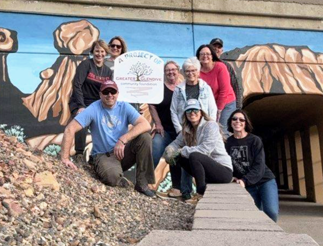 Ggcf Greater Glendive Community Foundation members tidy up underpass to kick ...