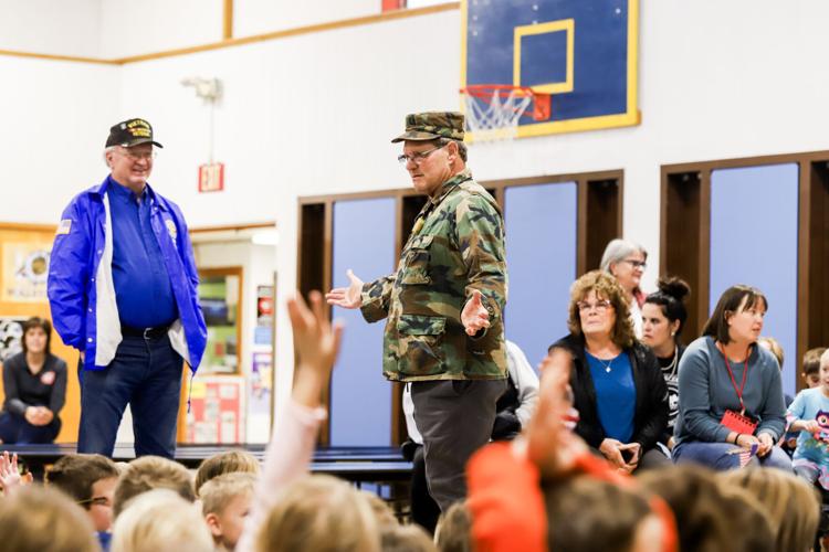 Glendive veterans share significance of Veterans Day with area students