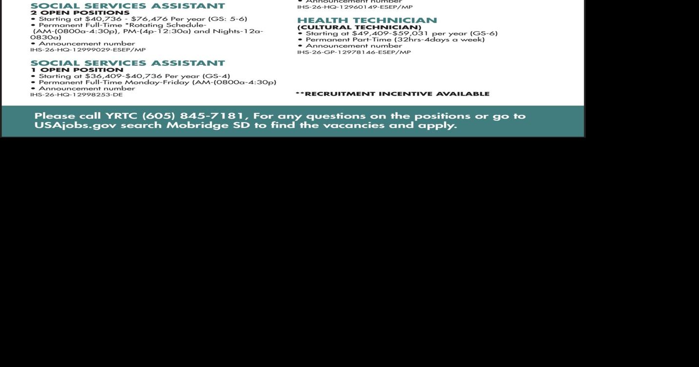 Great Plains Area Youth Regional Treatment Center - Ad from 2026-08-25
