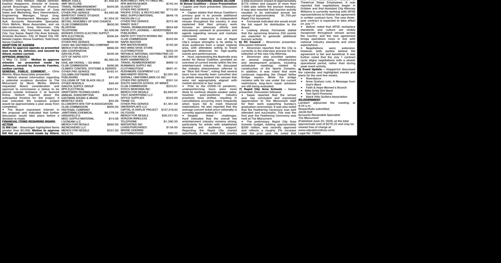 THE MONUMENT-Legals - Ad from 2026-06-25