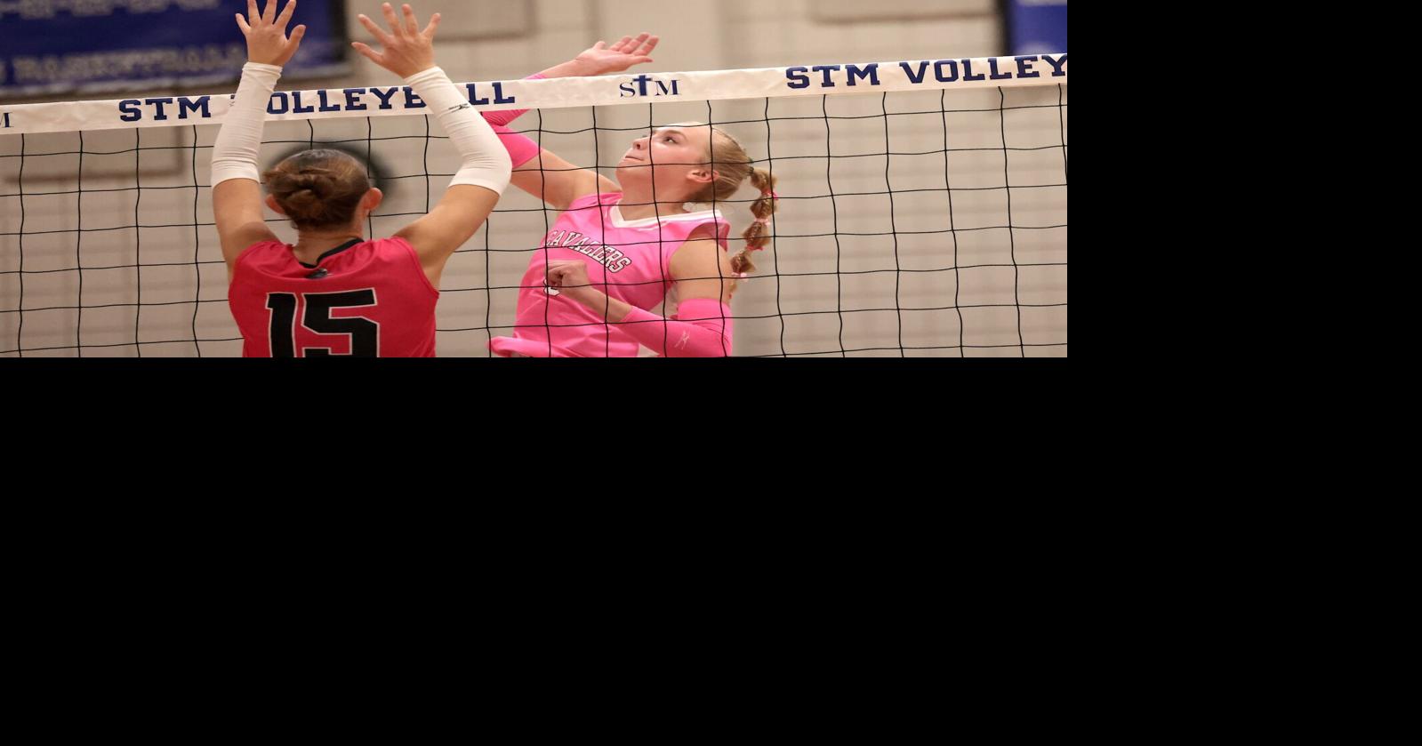 STM volleyball's Leighton Scherr hits 1,000 kills