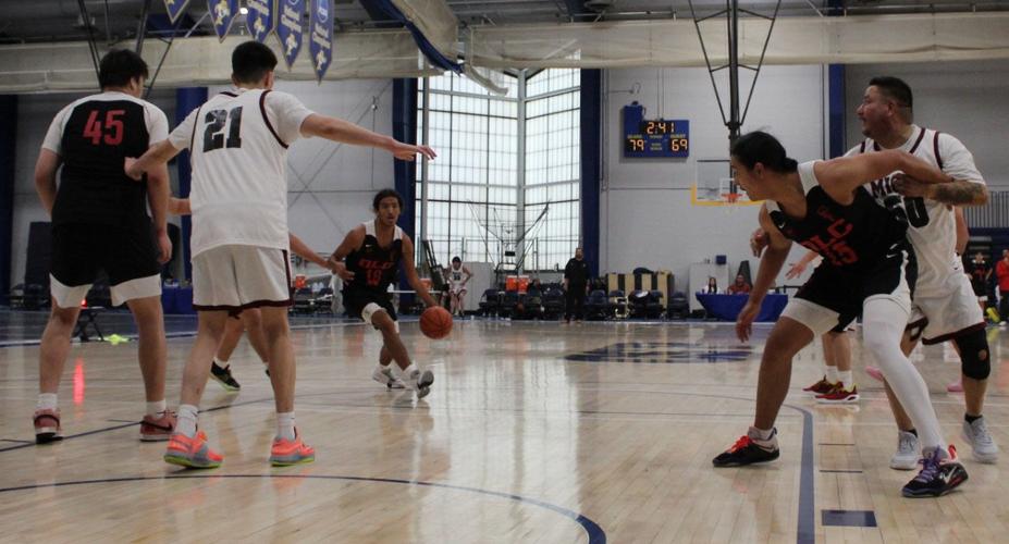‘We’re all Bravehearts’ Oglala Lakota College men’s basketball team