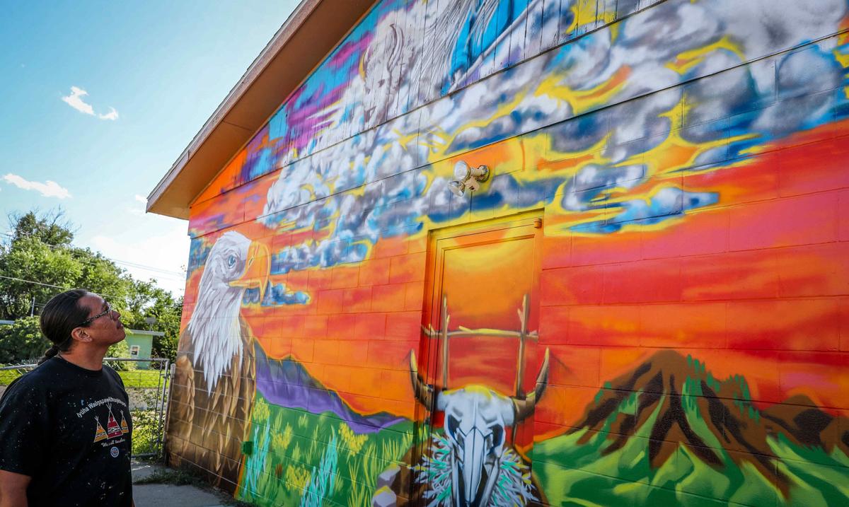 Mural Artist Brightens Look Of North Rapid Church Local