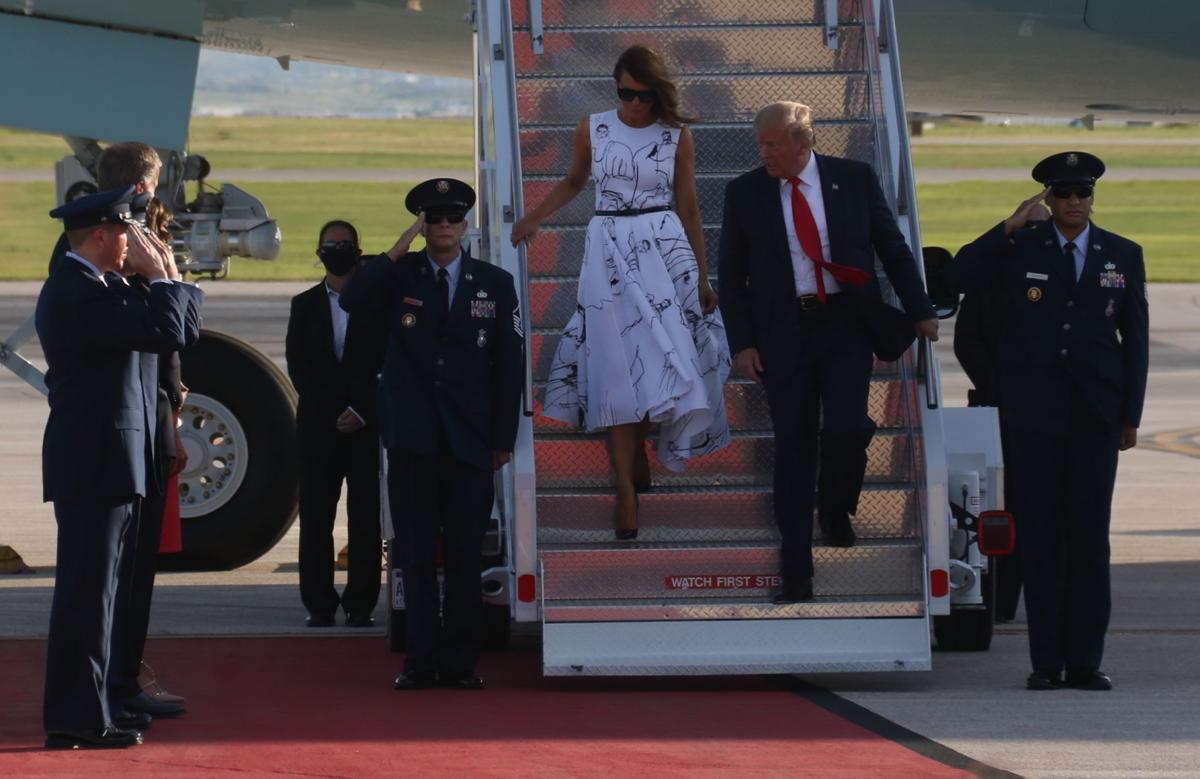 President Donald Trump and First Lady Melania Trump