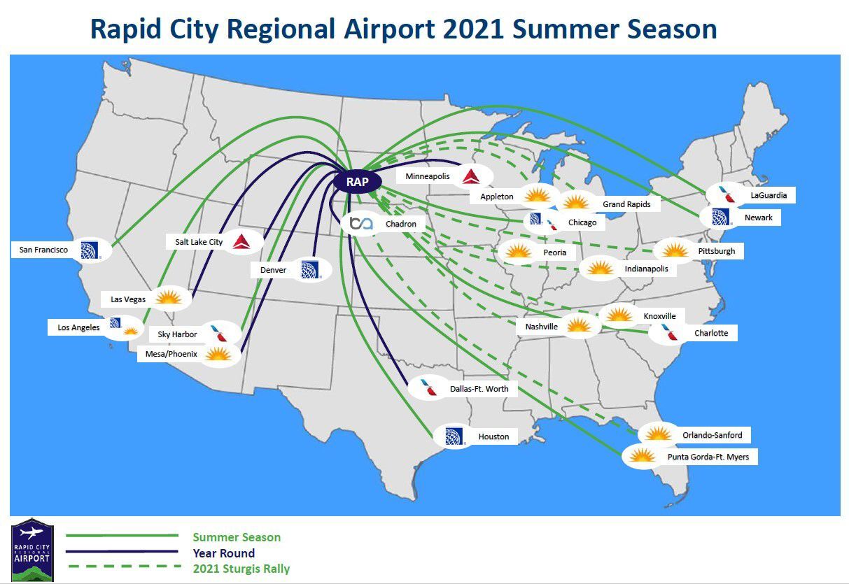 plant ticket to rapid city regional airport