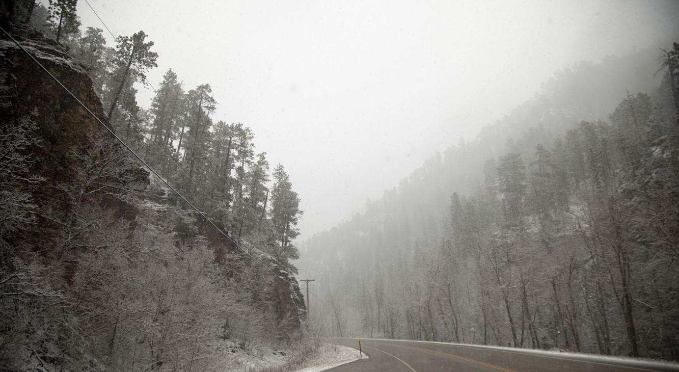 PHOTOS Snow falls on Spearfish Canyon and Rapid City