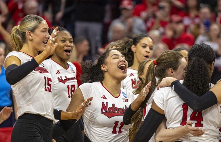 Kansas vs Nebraska NCAA Regional Semifinal Women's Volleyball