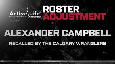 ALEX CAMPBELL RECALLED BY CALGARY WRANGLERS