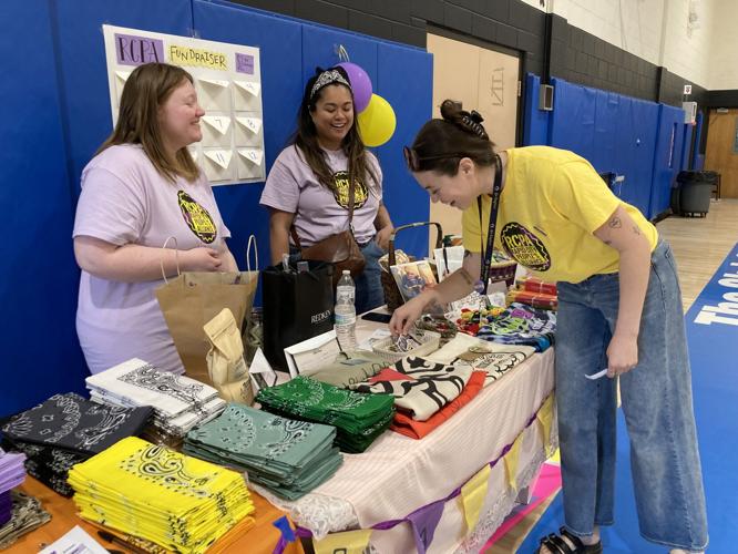 RCPA block party merch table