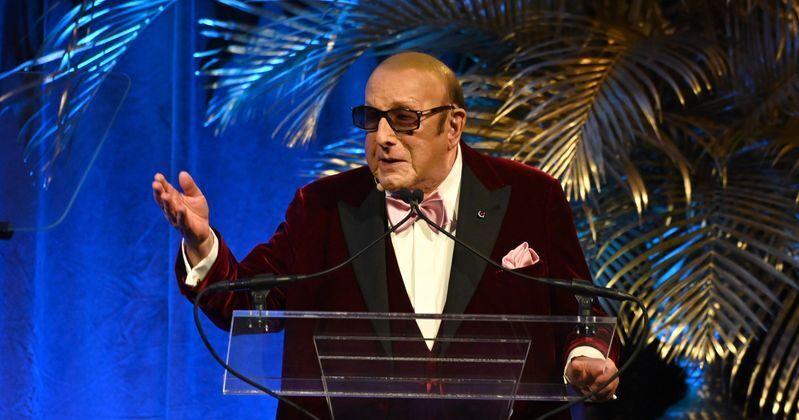 Clive Davis speaks onstage during his 90th Birthday Celebration at Cipriani South Street at Casa Cipriani on April 6, 2022