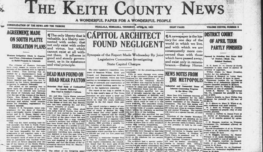 Nebraska won its Perkins canal OK in 1926. Why wasn’t it built?