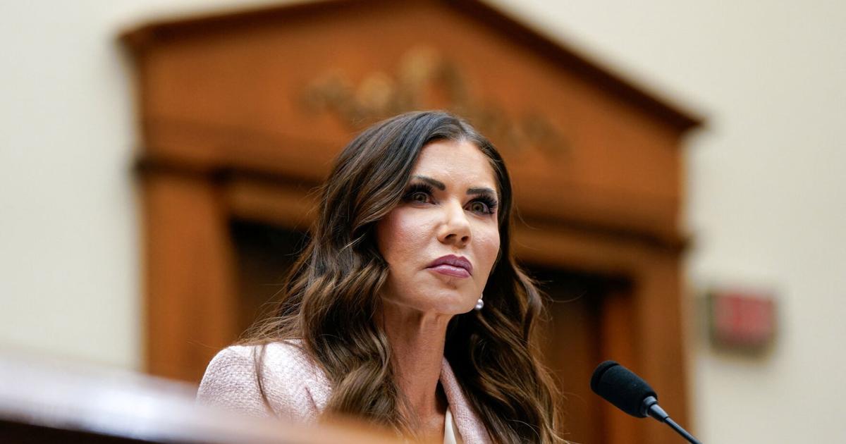 Photo: Rapid City Journal Kristi Noem Shifts to Senior Advisor Role at the State Department