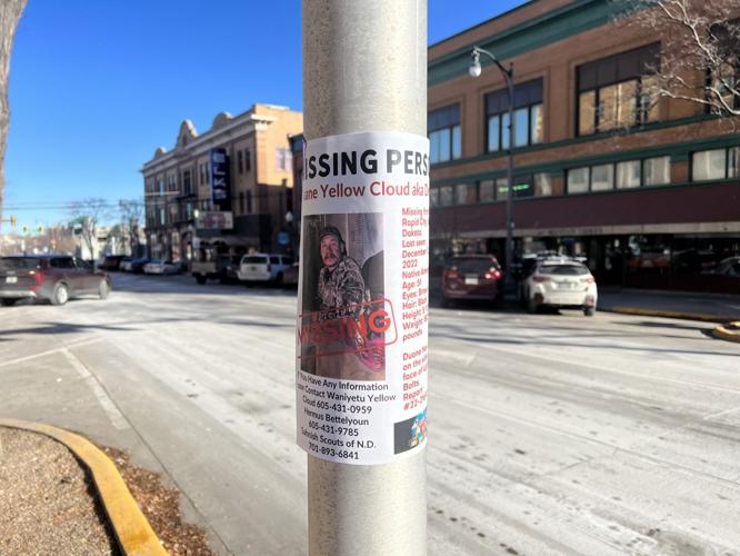 Duane Yellow Cloud missing poster
