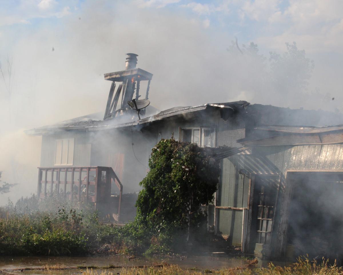 Three departments respond to house fire Belle Fourche