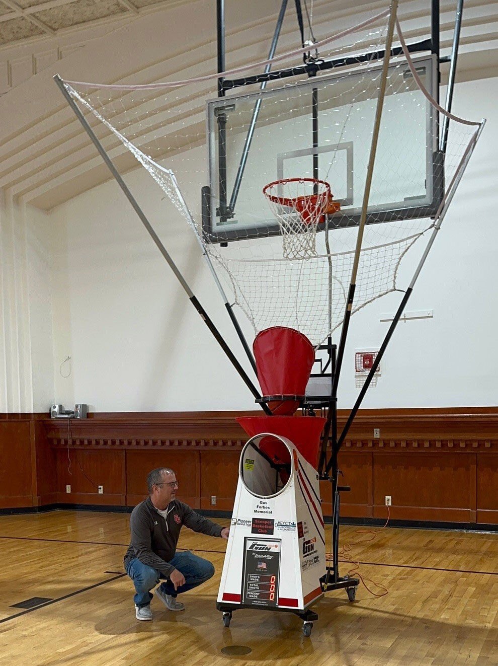 basketball shooting gun