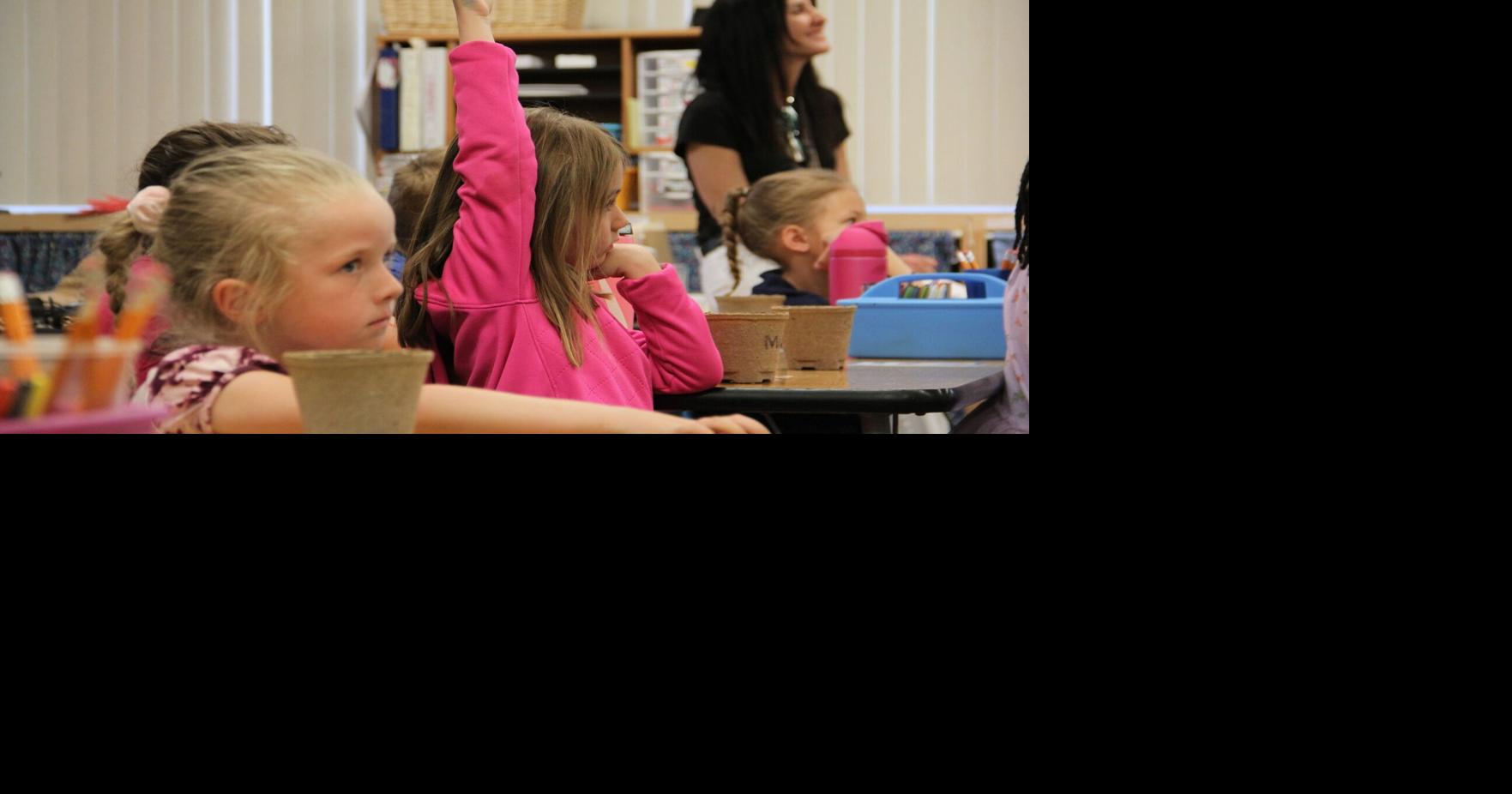 Kinder-gardeners try their hands at horticulture in Rapid City elementary classroom