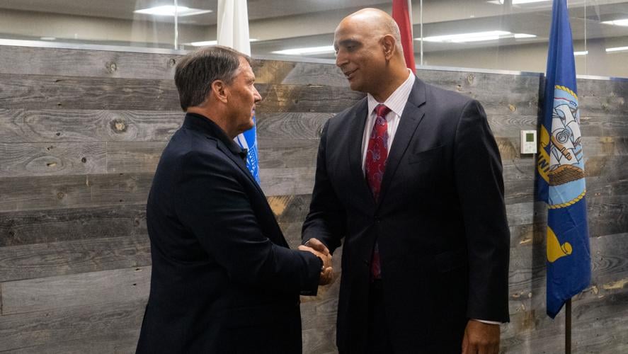 Sen. Rounds and Dr. Ravi Chaudhary