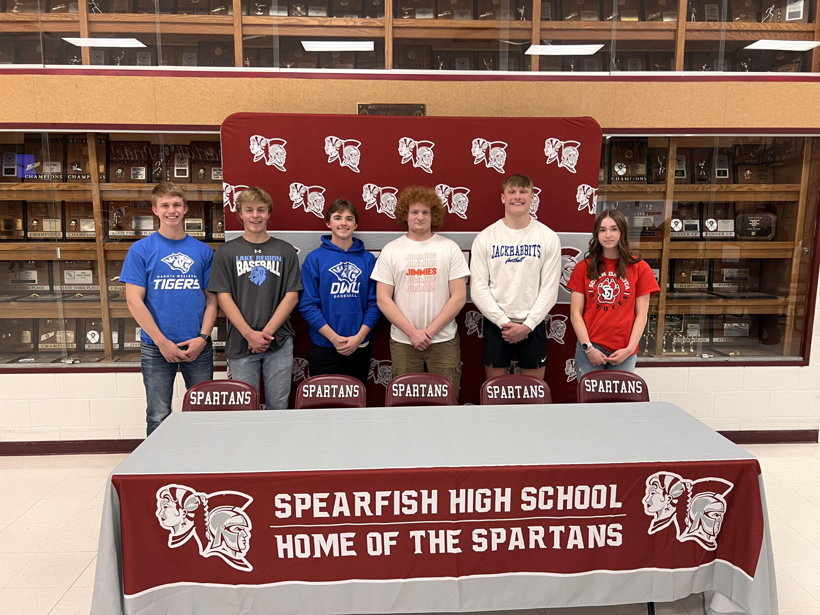 Spearfish High School Athletes Sign College Commitment Letters across Different Sports
