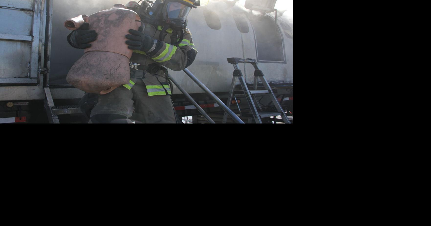 Exceeding federal requirements, RCFD trains all firefighters on aircraft rescue, fire response