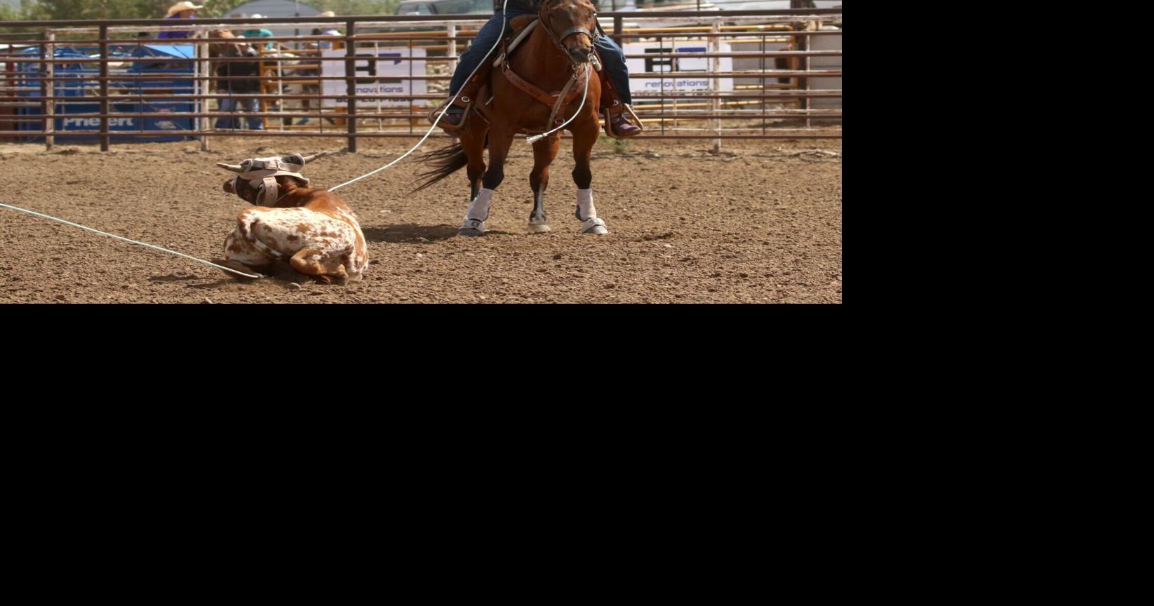 Rapid City's Adley Aman, Wall's Cayne Merrill star as excellent team roping pair
