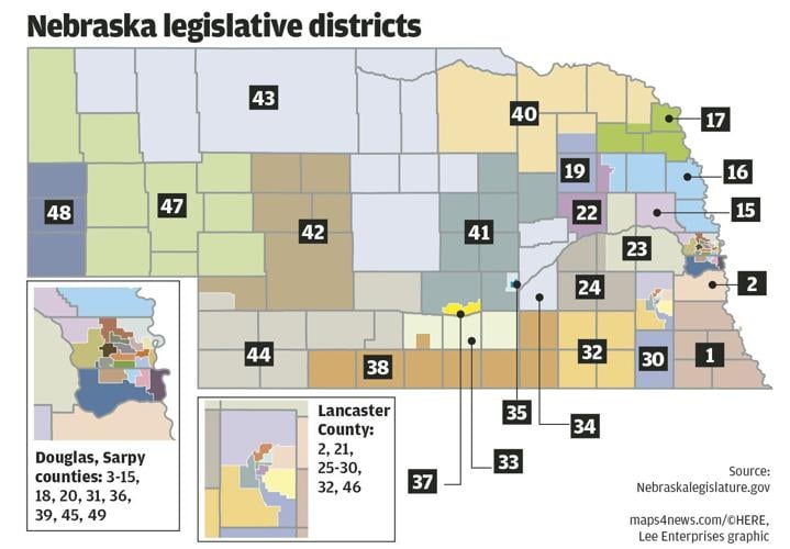 Nebraska legislative districts