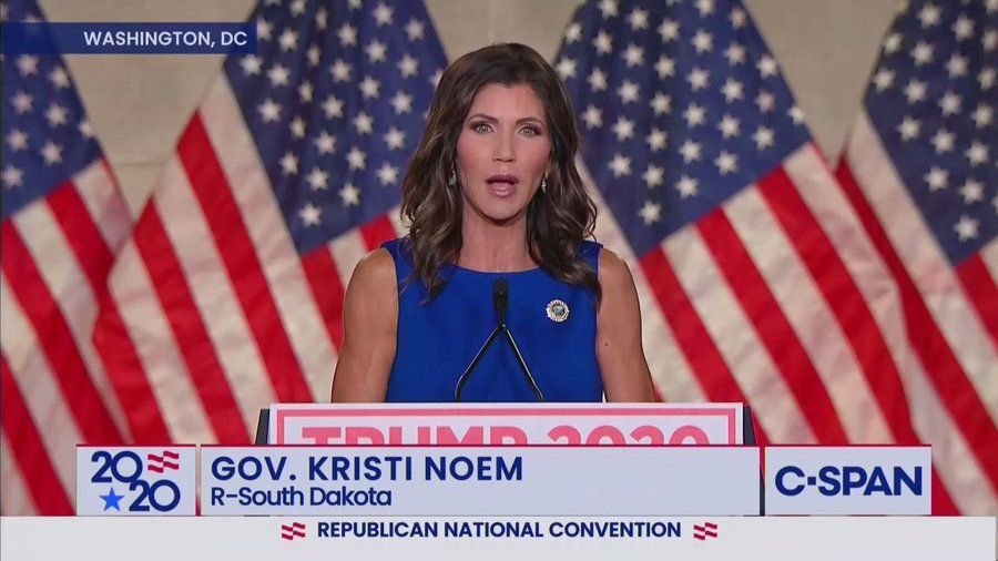 Gov Noem Kicks Off Third Night Of Rnc With Endorsement Of President Trump