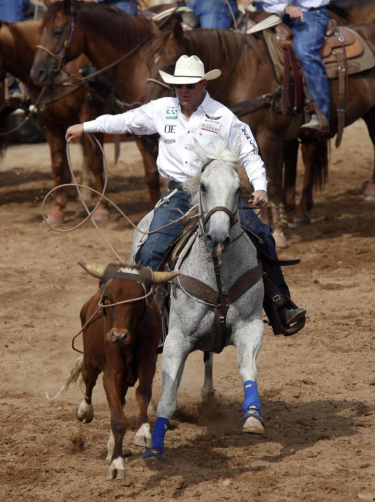 Days of '76 steer roping Photos