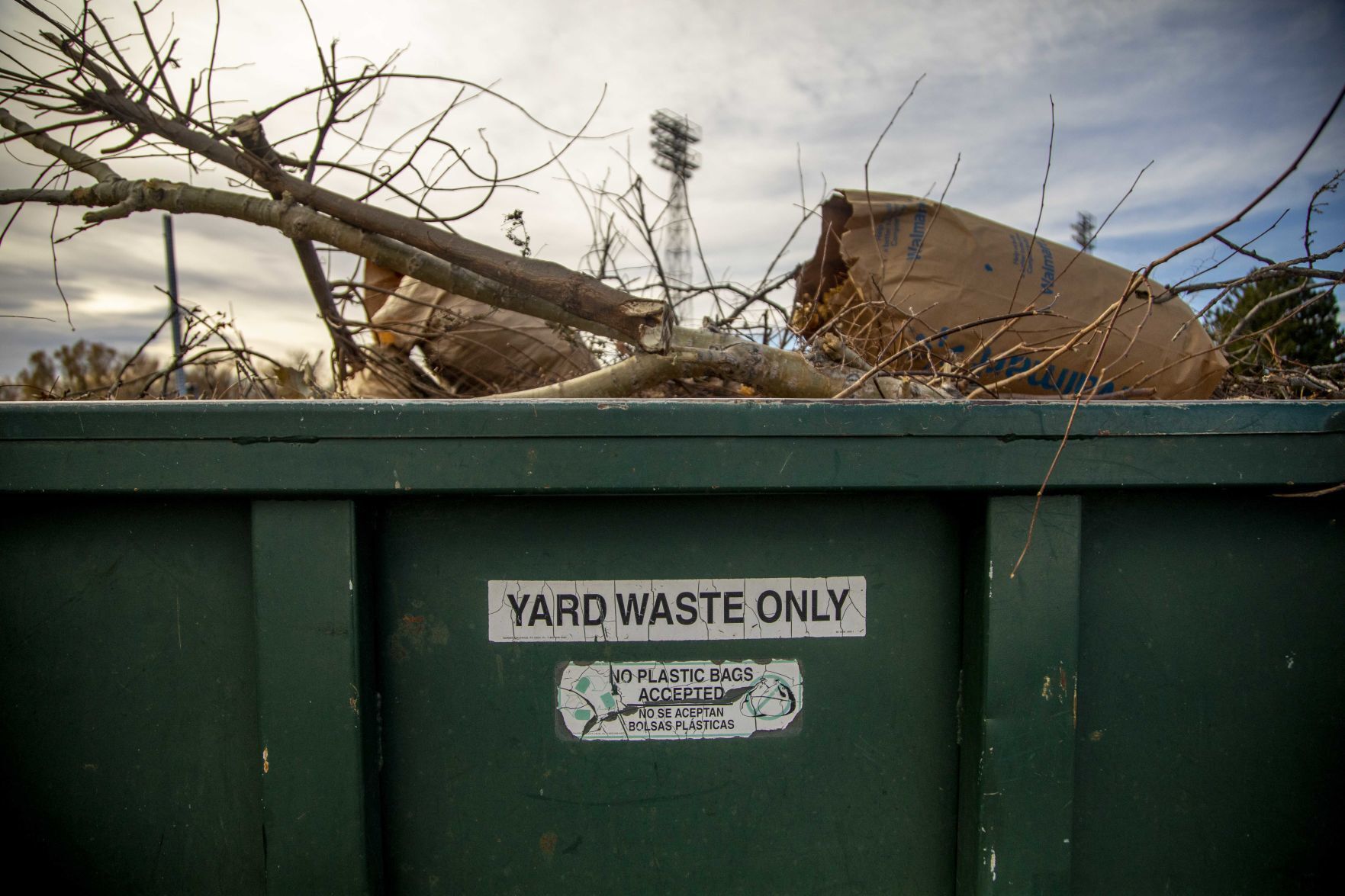 brown garden waste bolsas