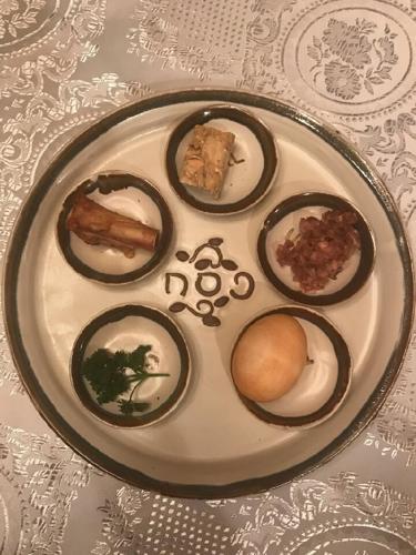 Benn family seder plate