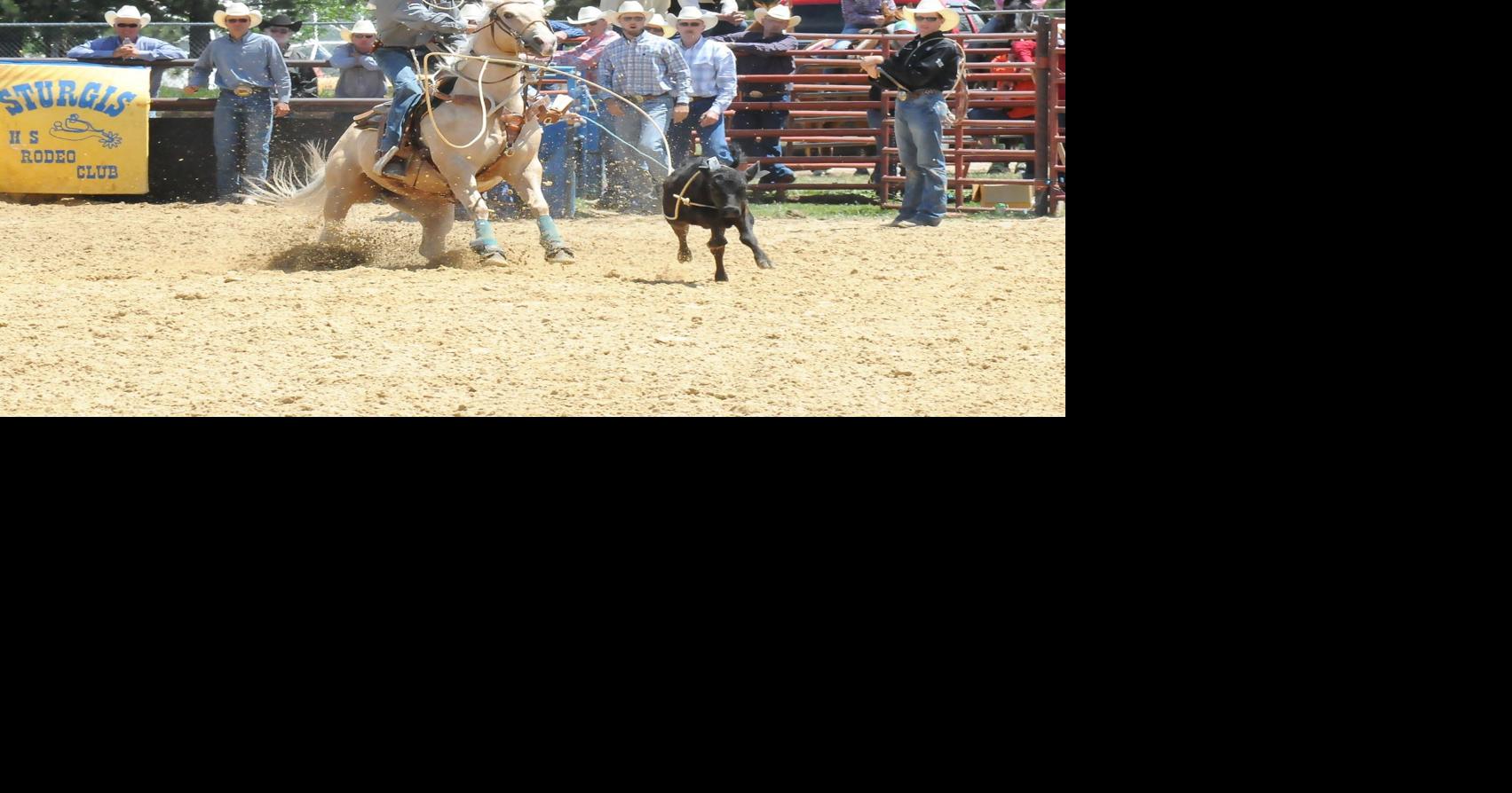 Bringing the heat at the Sturgis Regional High School Rodeo
