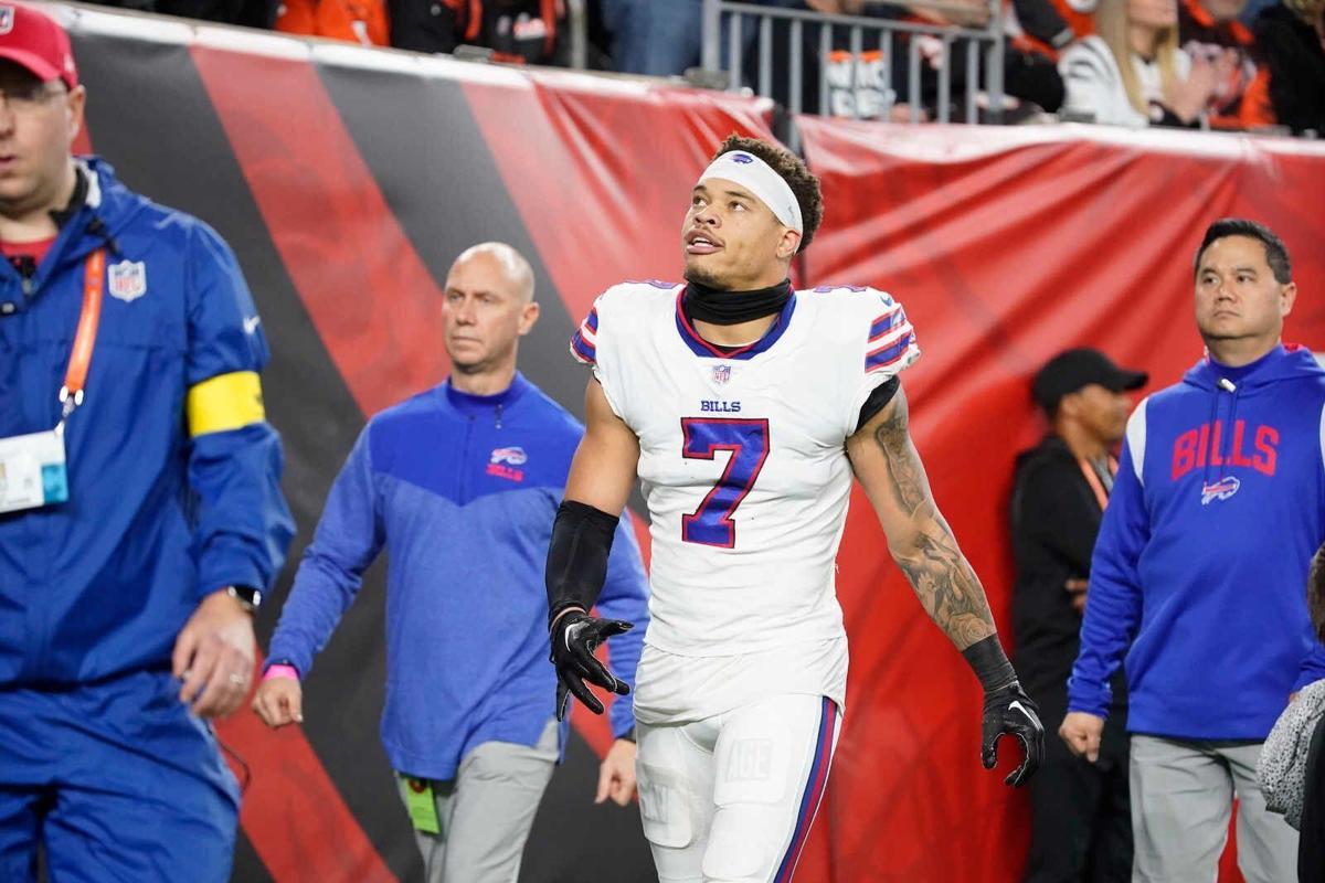 Bills' Taron Johnson limited with concussion; QB Josh Allen on injury  report for ankle